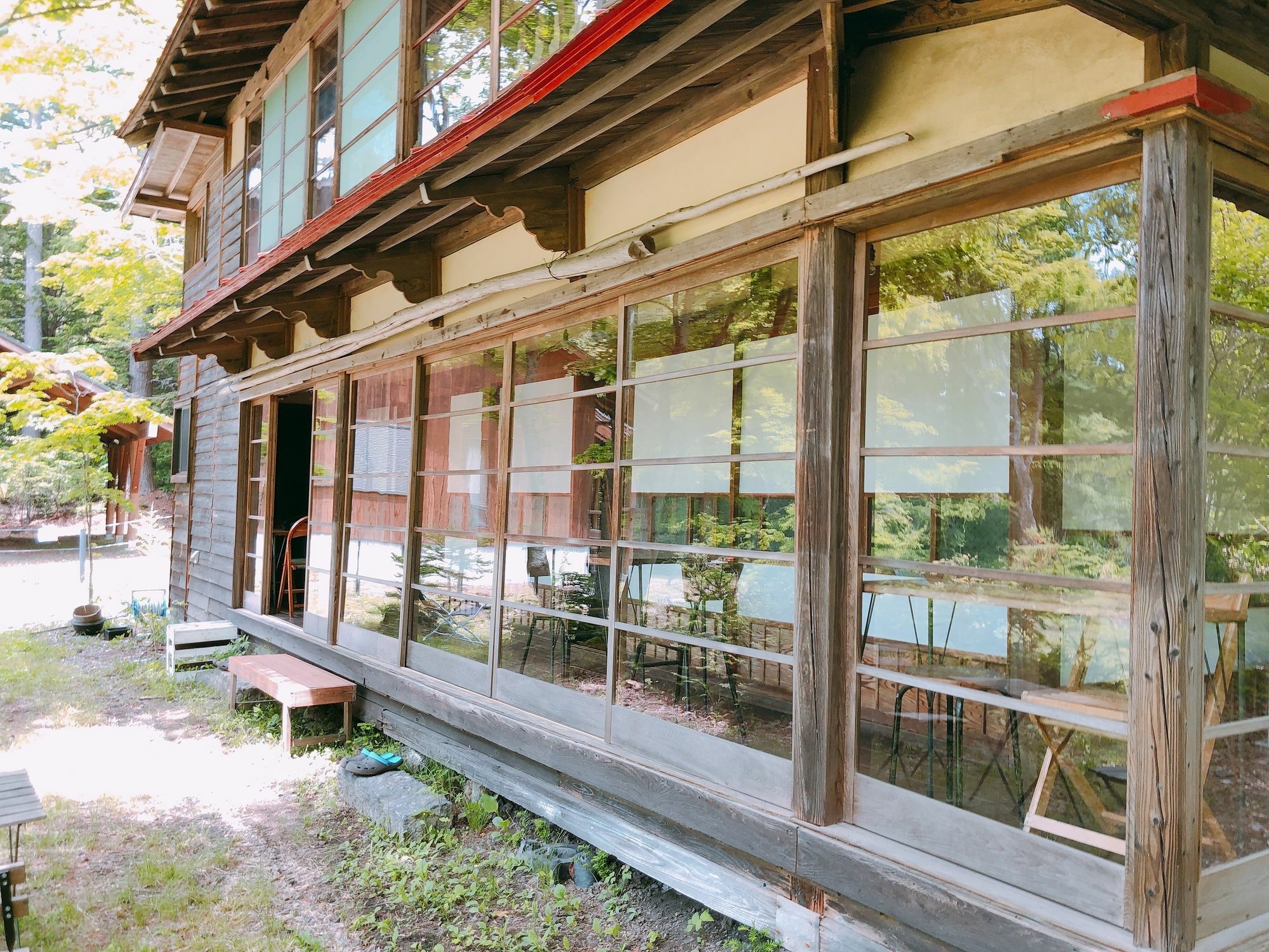 Отель Koya Backpackers Каруидзава Экстерьер фото